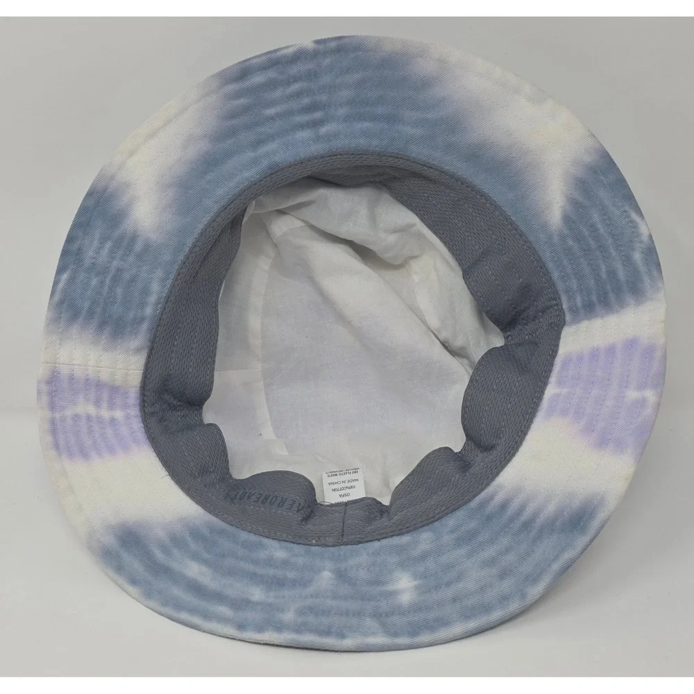 Adidas Bucket Hat Blue Purple Tie Dye 7 1/4 Aeroready Cotton Adult Unisex